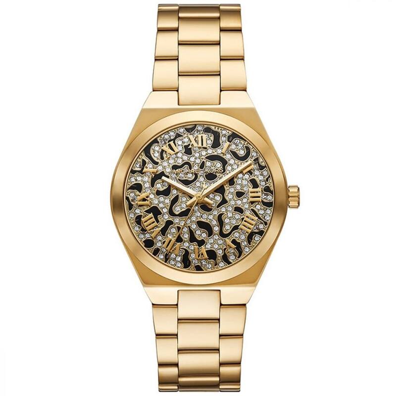 Michael Kors Women's Lennox Gold Dial Watch - MK7500 - 6 (36)