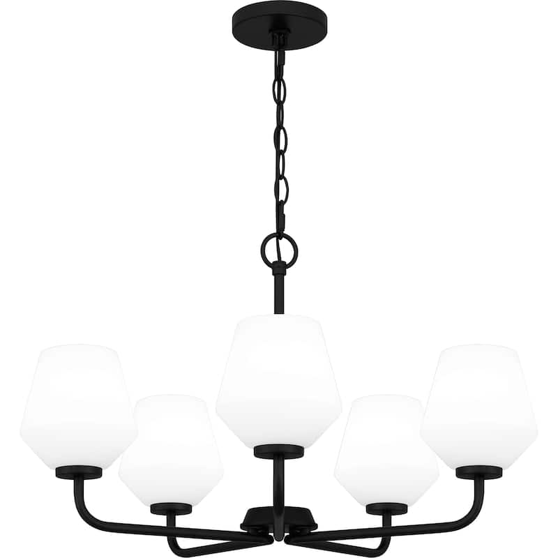 Nielson 5-Light Matte Black Chandelier