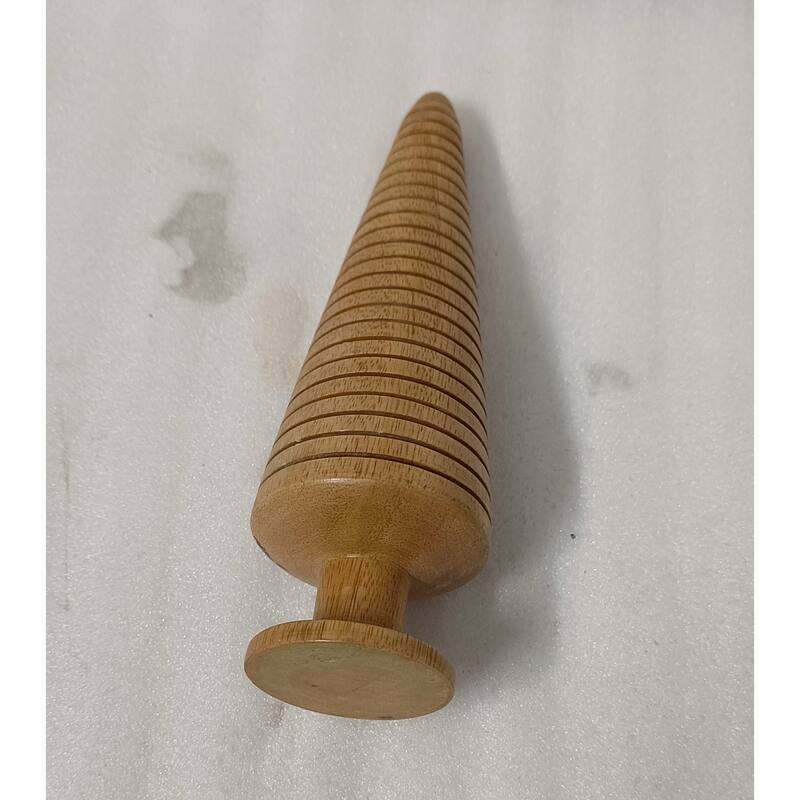 Wooden Christmas Tree Natural Dia 2.36" - NATURAL - NATURAL