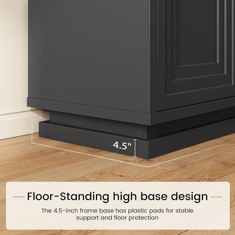 Buffet Sideboard Cabinet with Storage Doors Adjustable Shelves