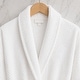 preview thumbnail 2 of 10, Authentic Hotel Spa Herringbone Weave Turkish Cotton Unisex Bath Robe