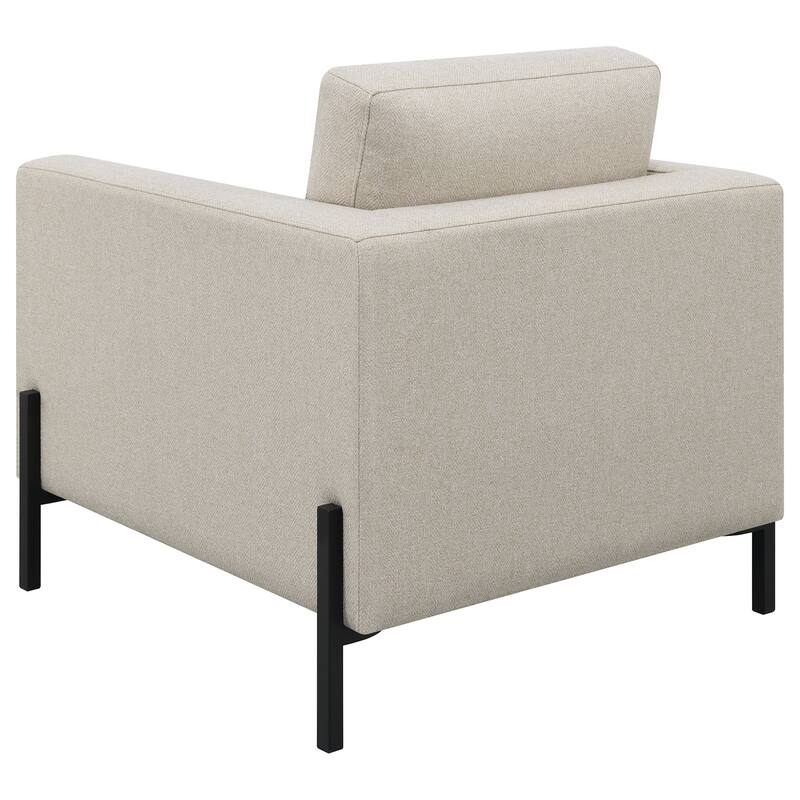 Tilly Transitional Upholstered Track Arms Sofa Set