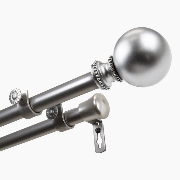 Shop Hermosa Home Jordy 13 16 Inch Double Curtain Rod
