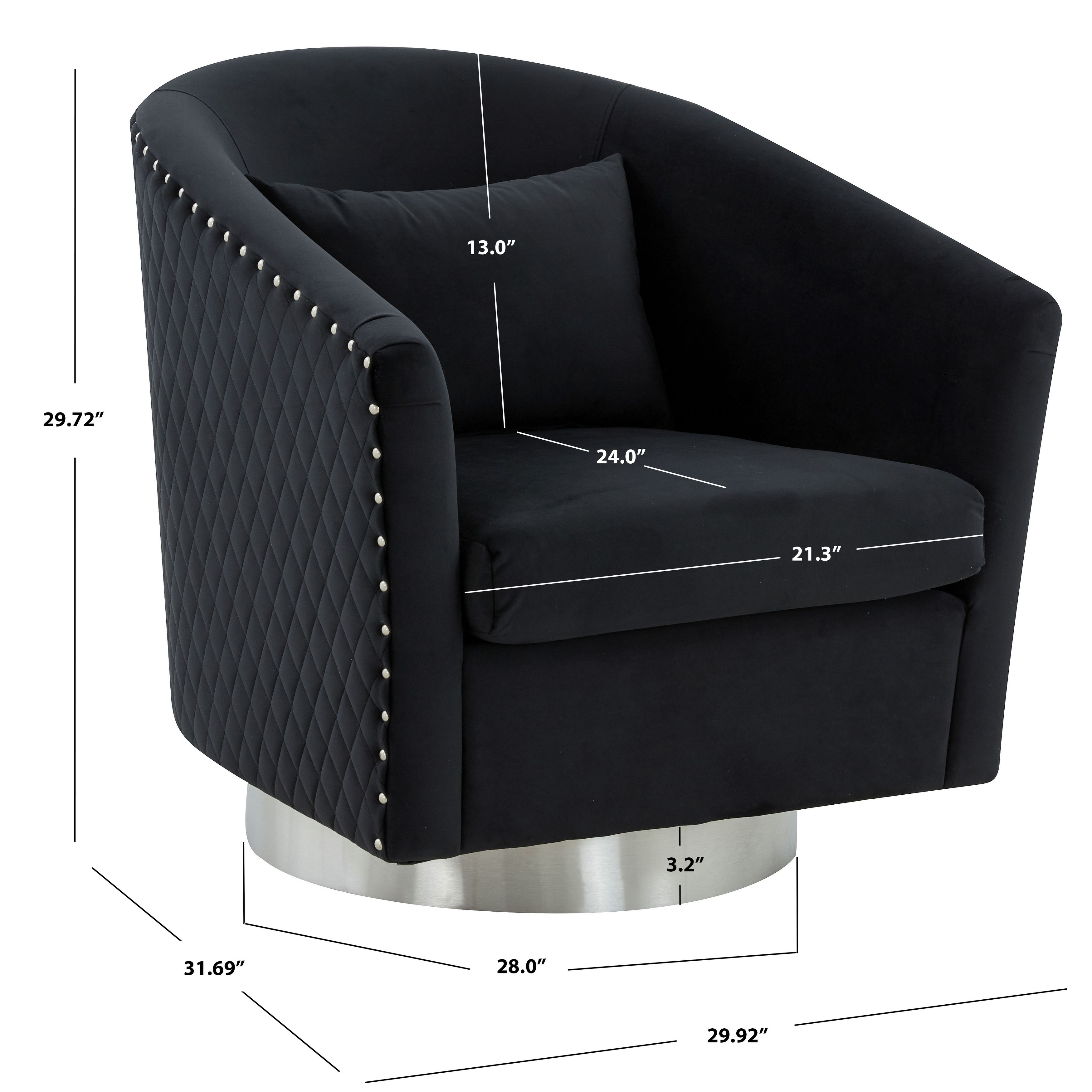 Quilted tub sales chair