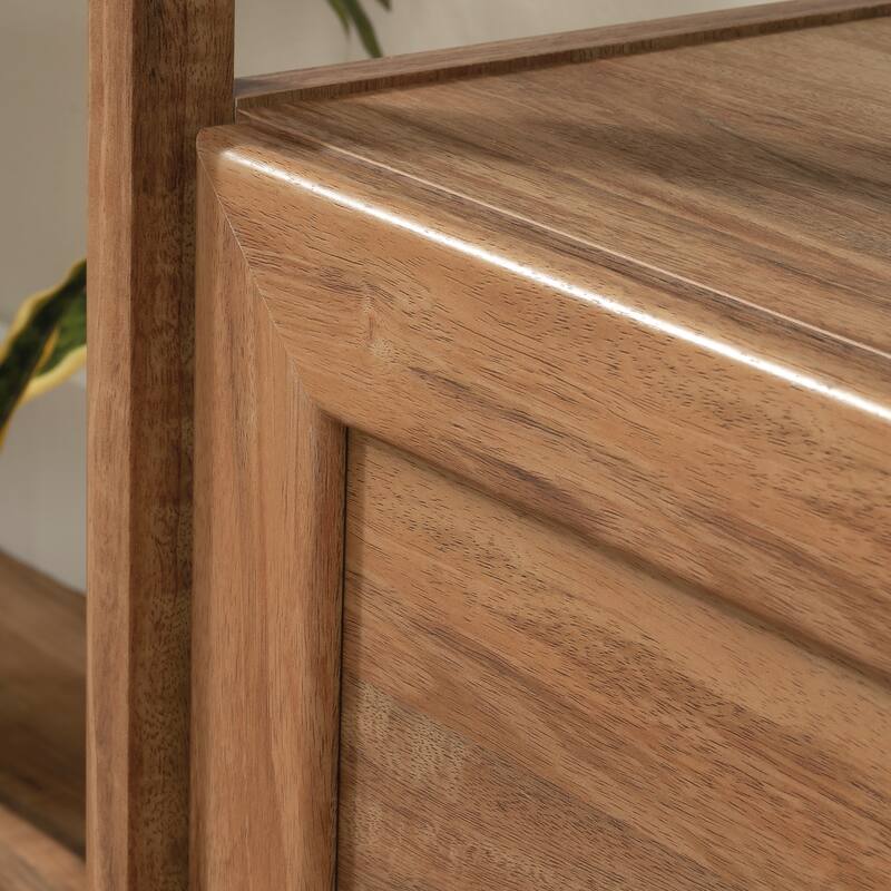 Wood Lateral File with Elegant Design, Brown