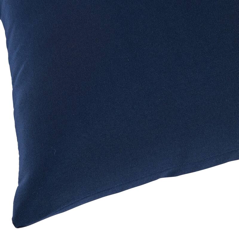 Greendale Home Fashions 17-inch Square Outdoor Indigo Throw Pillow (Set of 2)