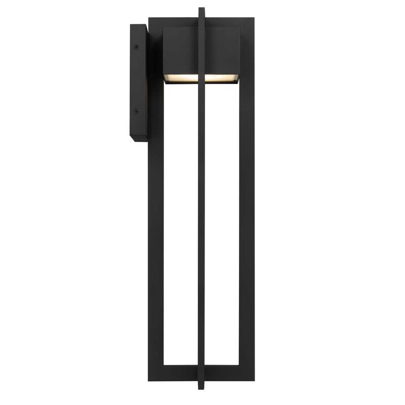 23 inch Black Integrated LED Outdoor Wall Sconce