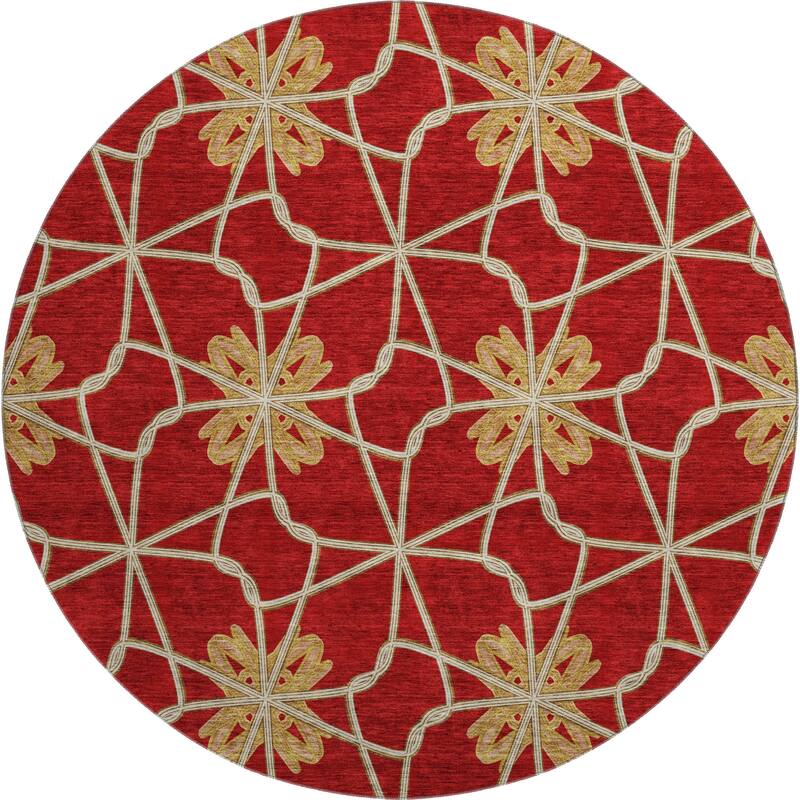 Premium Washable Super Soft Contemporary Tangle Mayfield Rug