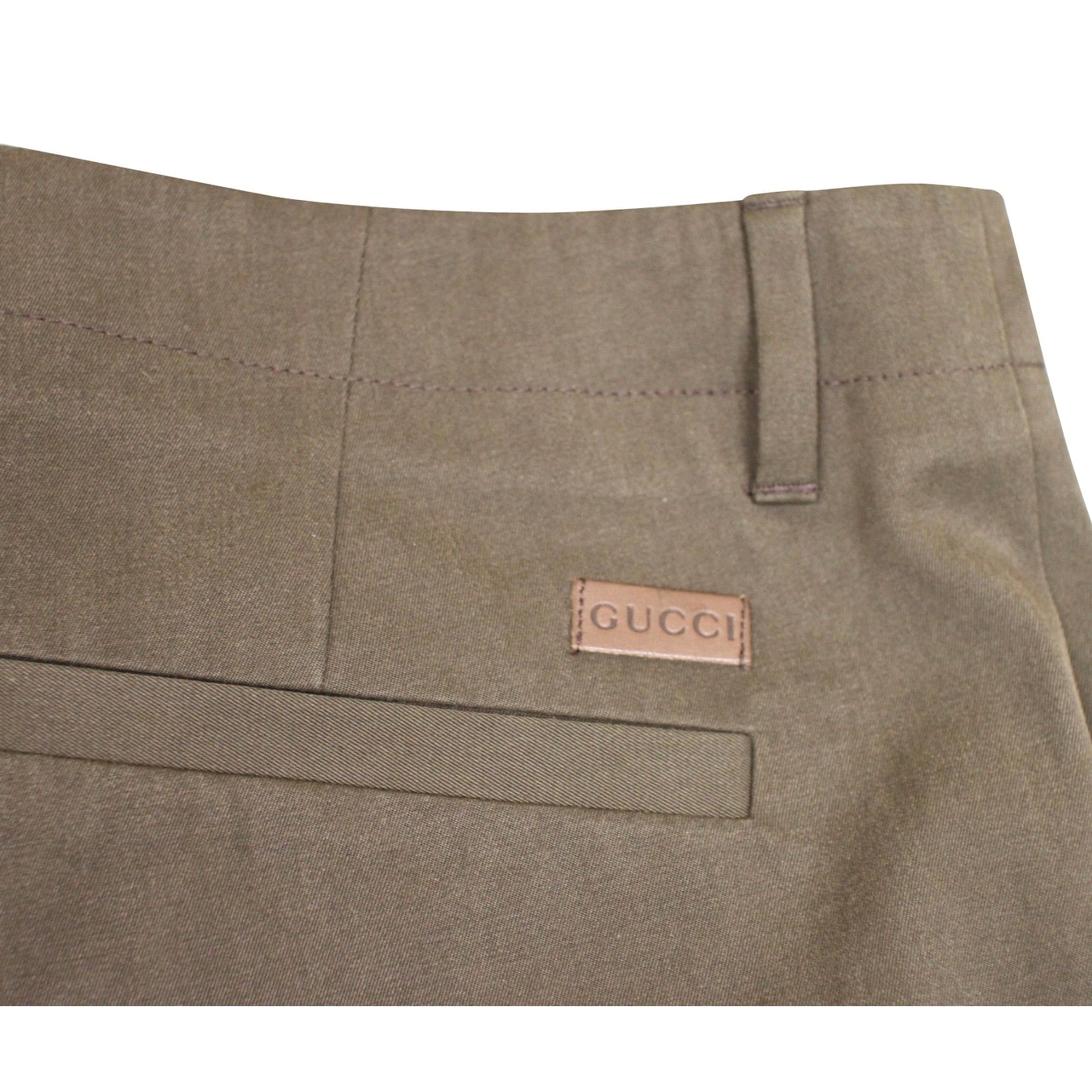 Shop Gucci Men S Brown Dress Casual Pants 232138 2060 G 46 Us 30 G 46 Us 30 Overstock 28288094
