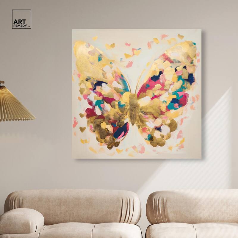 Flutter of Fortitude II Canvas by Art Remedy, Gallery Wrapped