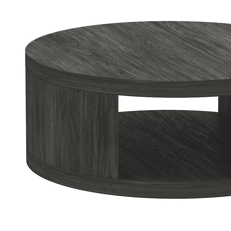 Manhattan Comfort Alure 36" Round Coffee Table