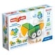preview thumbnail 1 of 5, Geomag Magicubes Shapes Magnetic Building Blocks Recycled, 13 Pieces Green, Yellow, White - Kids