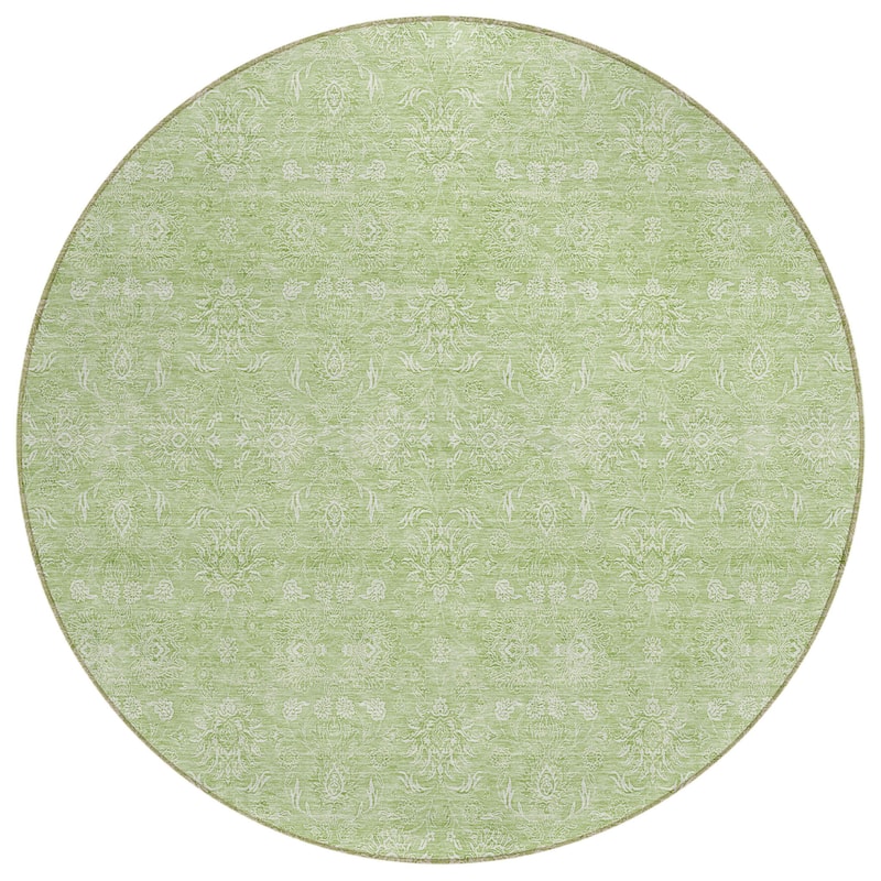 HomeRoots Floral Transitional Rectangle Outdoor Rug