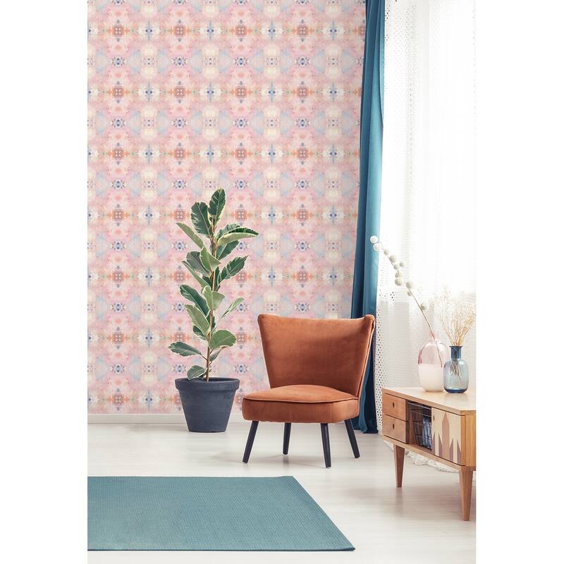 Daisy Bennett Designs Kaleidoscope Nonwoven Unpasted Wallpaper
