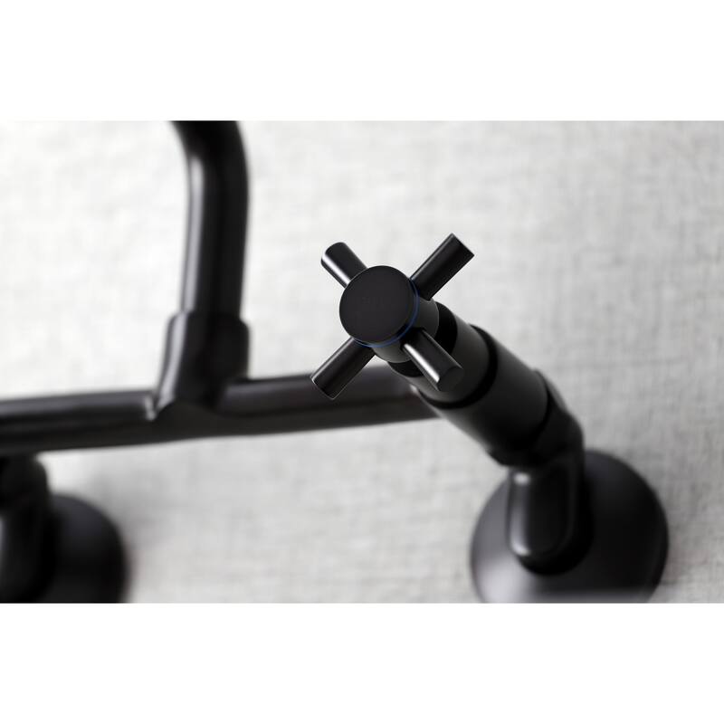 Kingston Brass Concord Two-Handle Wall Mount Kitchen Faucet