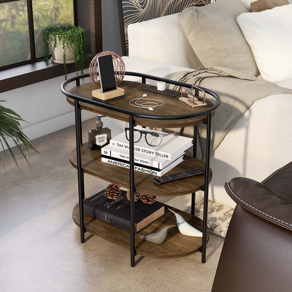 Table with discount outlets and usb