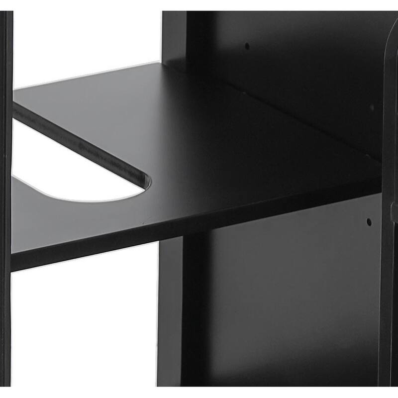 20" Black Bathroom Vanity with Ceramic Sink