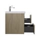 preview thumbnail 102 of 169, CASAINC Floating Bathroom Vanity with Resin Top Basin and Soft Closing Drawers