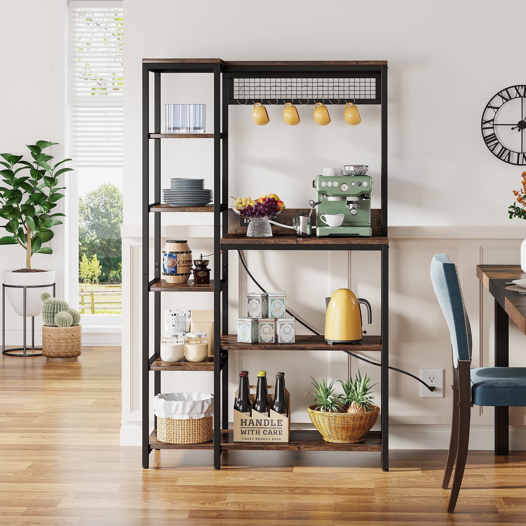 Kitchen shelves store freestanding