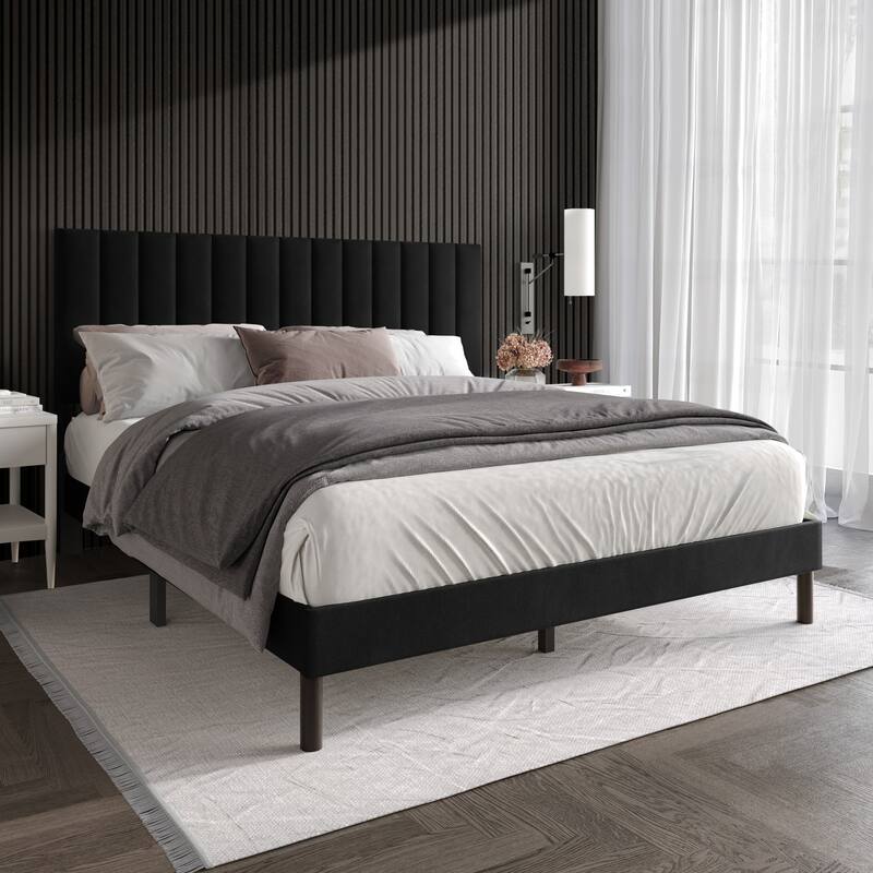 Clayfell Sitka Upholstered Platform Bed