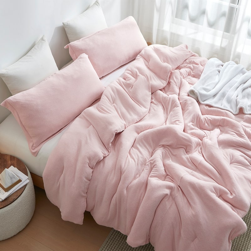 Sweater Weather® - Coma Inducer® Oversized Comforter Set - Cardigan Pink