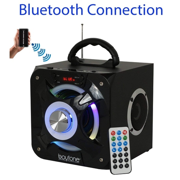Boytone BT-32D Portable Bluetooth FM Radio Stereo speaker System, USB Port