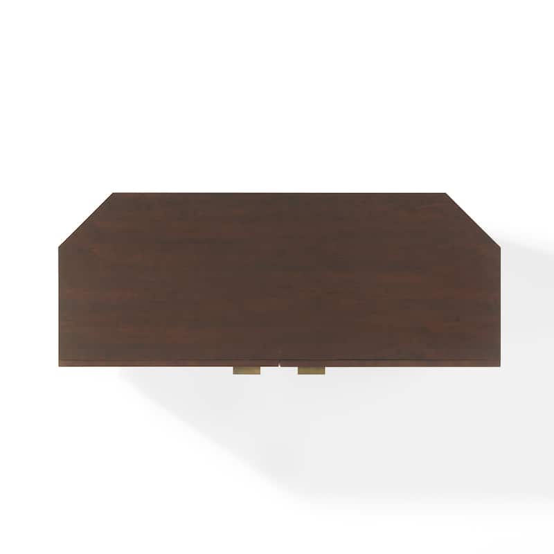 Crosley Cameron Corner Record Player Cabinet With Vinyl Storage