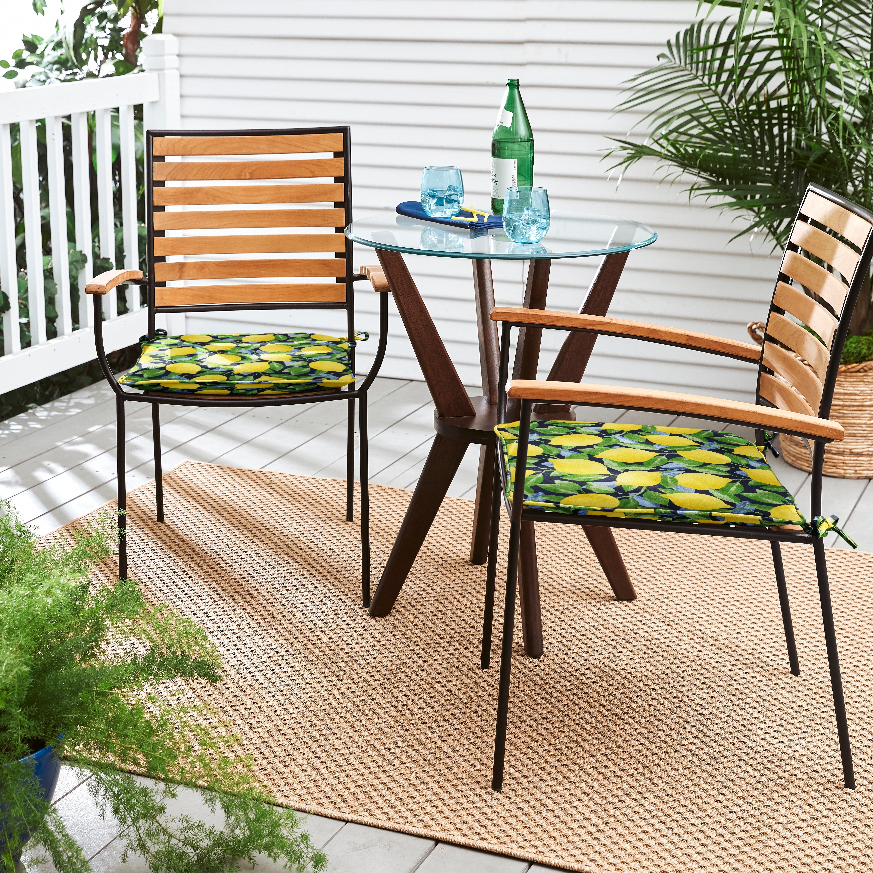 Hampton bay best sale lemons seat pad