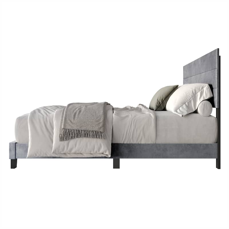 Clayfell Vallejo Upholstered Panel Bed