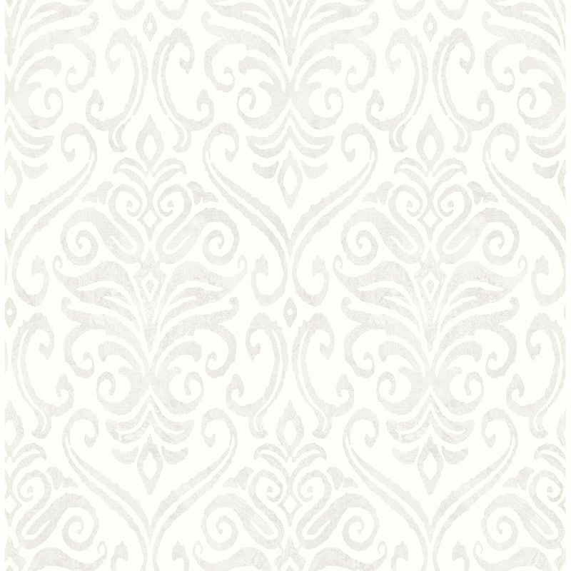 Chesapeake Adavu Dove Damask Wallpaper
