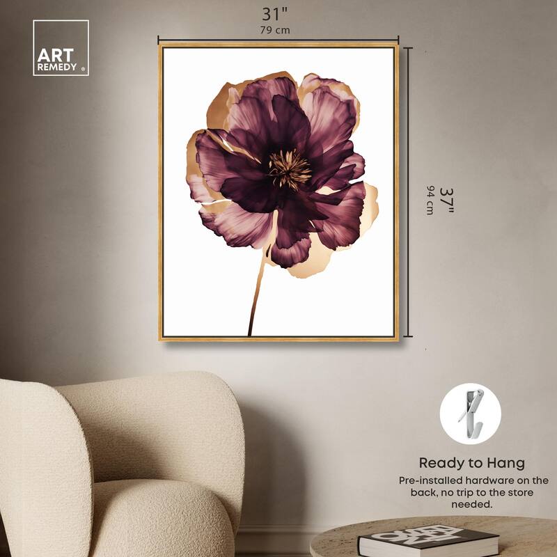 Lilac Blooming I Canvas by Art Remedy