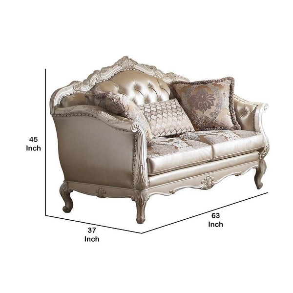 Queen anne loveseat deals