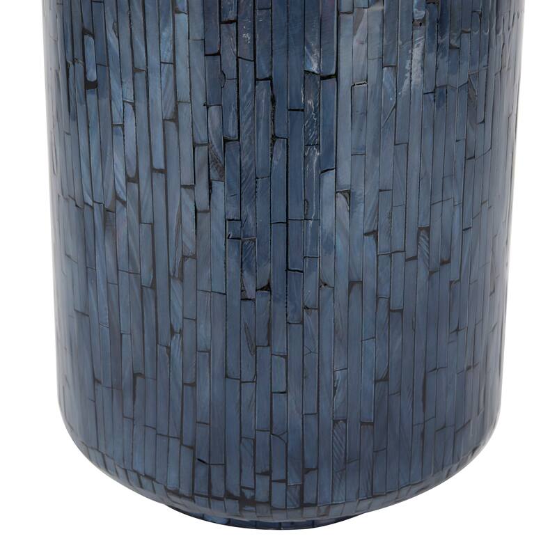 Blue Shell Contemporary Vase