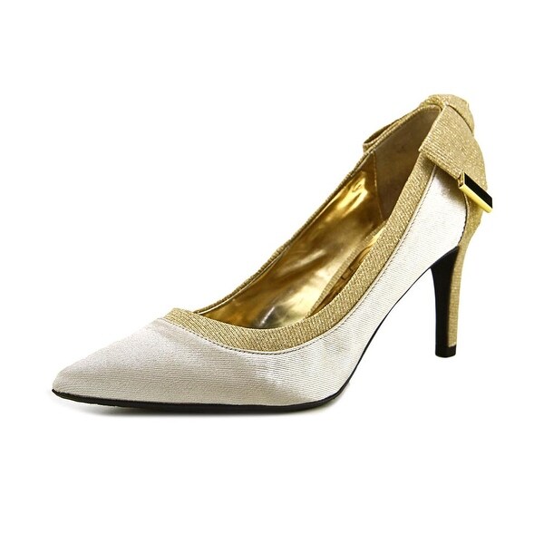 j renee gold dress shoes