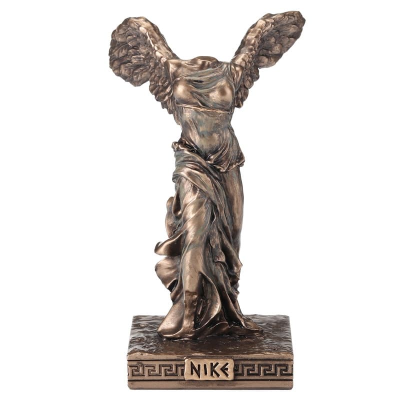 3.35 inches Height Polyresin Winged Nike of Samothrace Bronze Finish Figurine