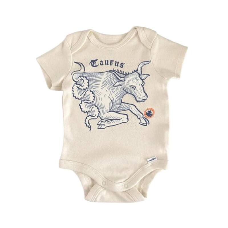 Taurus Zodiac Constellation - Baby Boy Girl Clothes Infant Bodysuit Funny Cute - Pink - 0-3M
