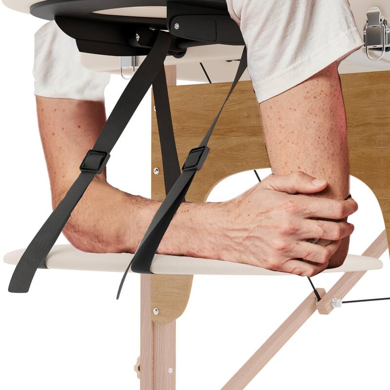 Portable Massage Table Foldable Spa Lash Bed with Adjustable Headrest