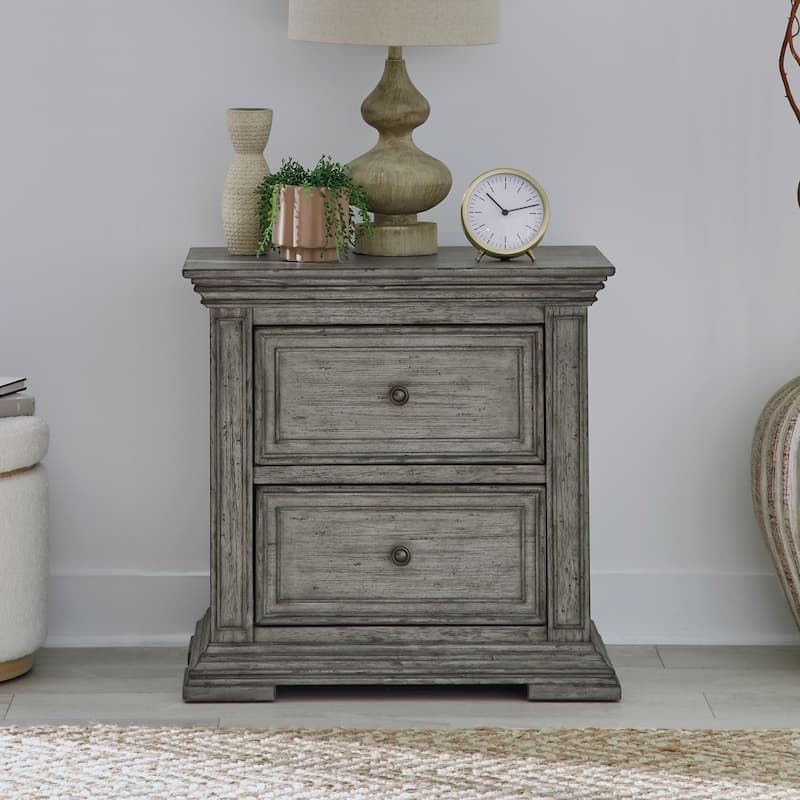 Liberty Furniture Big Valley Panel Bed, Dresser & Mirror, Chest , Night Stand- King or Queen
