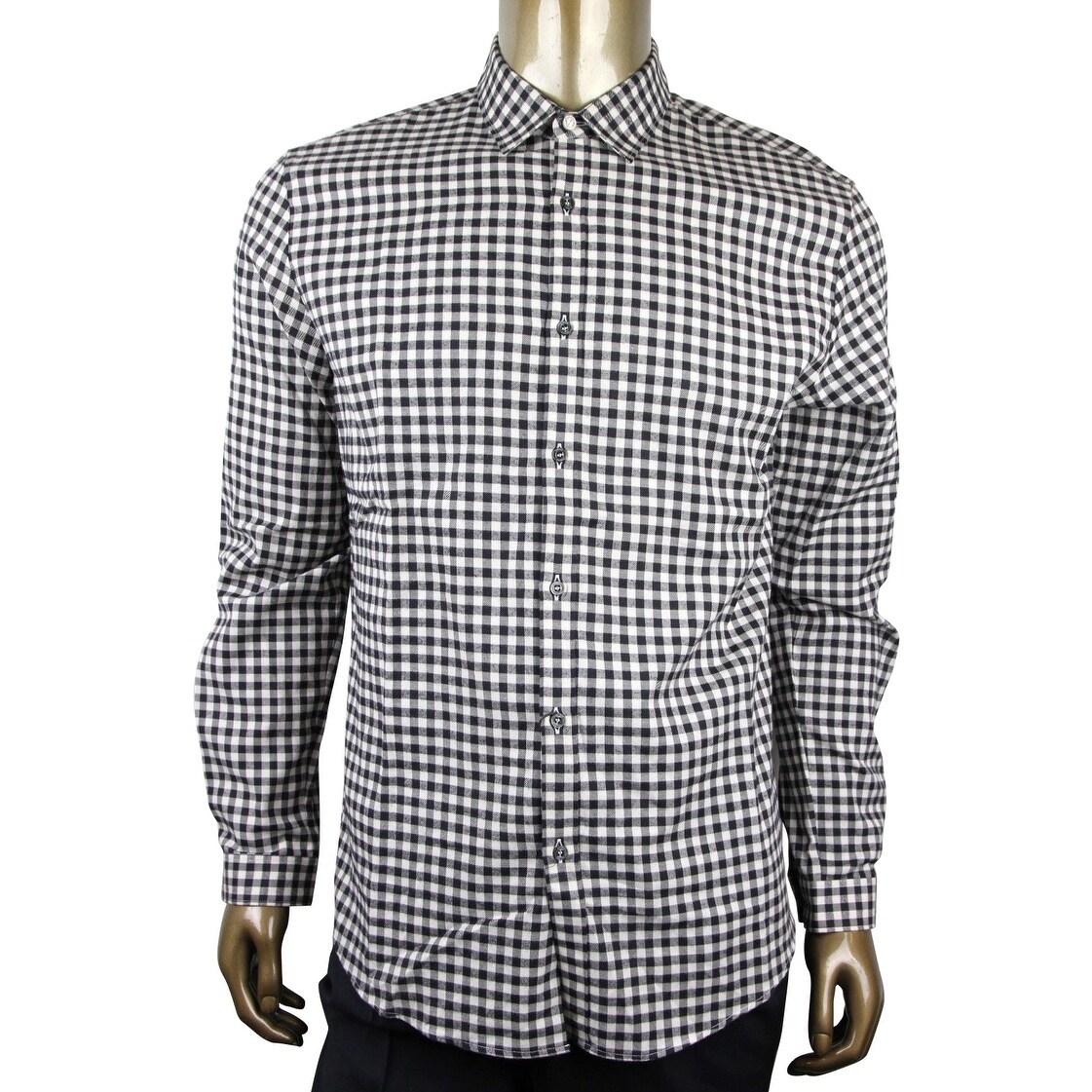 Shop Gucci Men Black Off White Checkered Brushed Vichy Duke