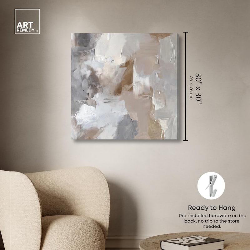 Faded Textured III Canvas by Art Remedy, Gallery Wrapped