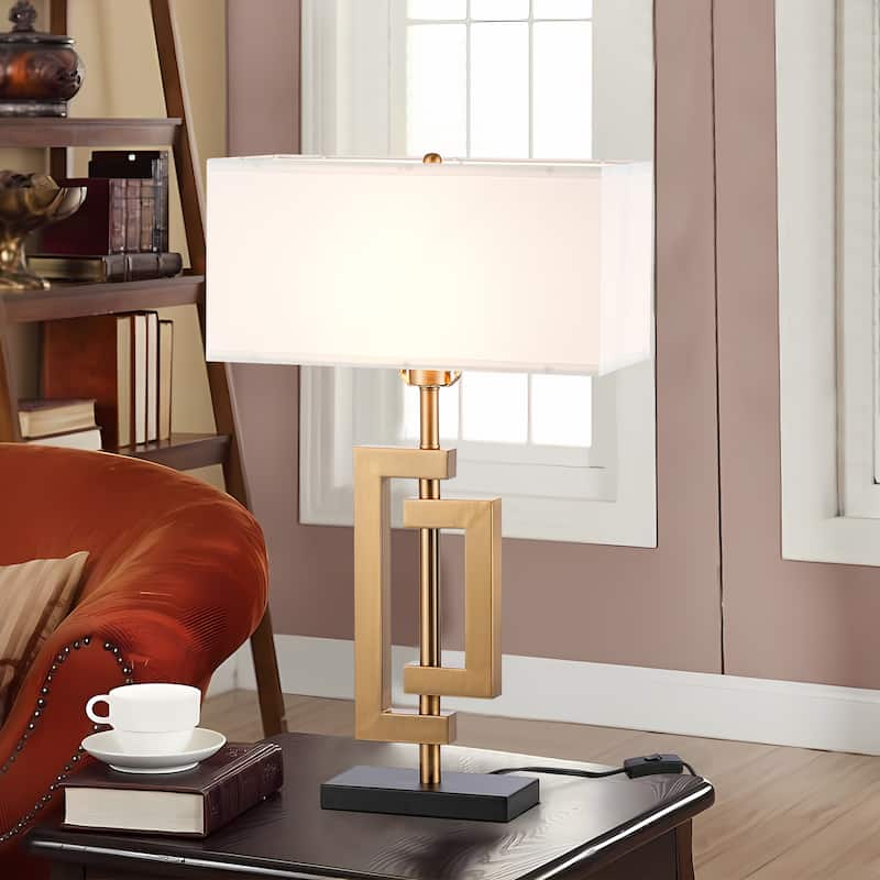 Chain Modern Table Lamp Gold/Brass Finish