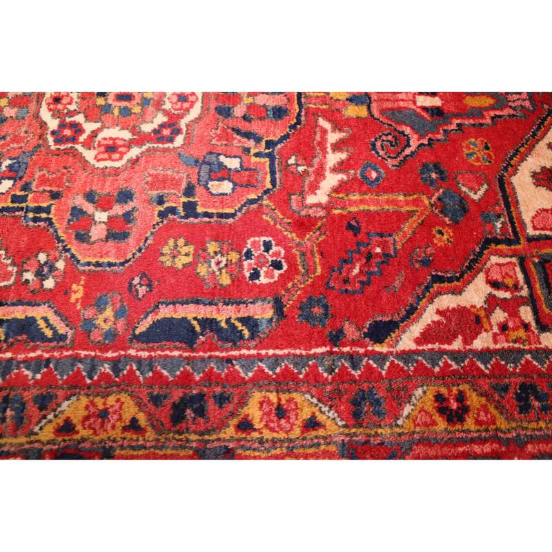 ECARPETGALLERY Hand-knotted Sarabi Red Wool Rug - 3'8 x 11'1