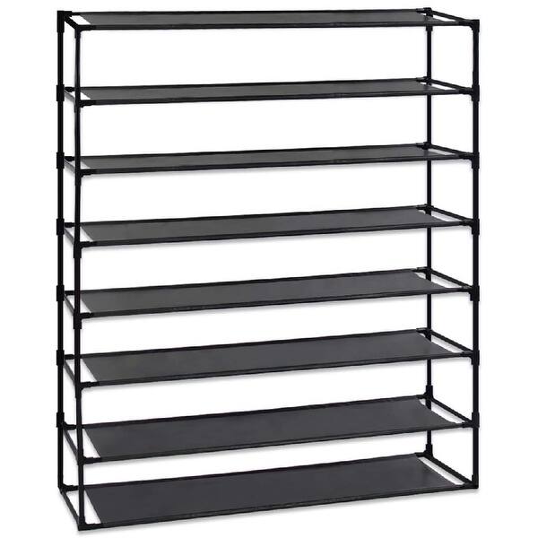 6 Layer Shoe Rack Tier Colored Stainless Steel Stackable Shoes Organizer  Storage Stand