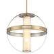 preview thumbnail 1 of 6, Minka Lavery 3886-L Divinely 21" Wide LED Crystal Pendant