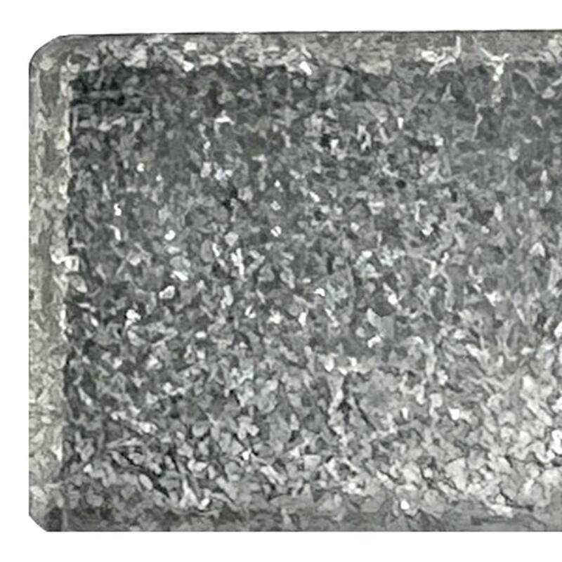 HomeRoots Set of Six Gray Rectangle Knob Stone Drawer Pull Knobs - 5.00 in. x 5.10 in. x 2.60 in.