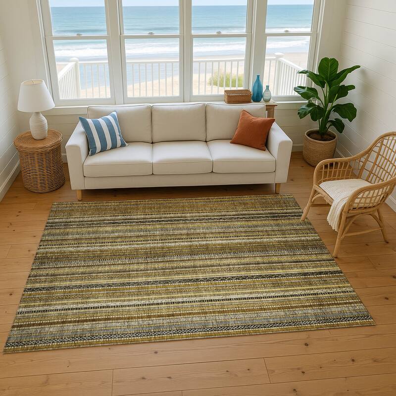 Premium Washable Super Soft Striped Mayfield Rug