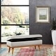 preview thumbnail 3 of 134, Carson Carrington Sastamala Mid-century Storage Bench Grey