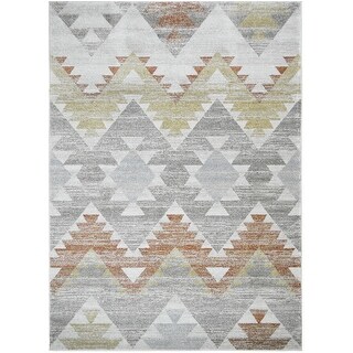 Barcelona Camino Rust Southwestern Area Rug - Bed Bath & Beyond - 39394580