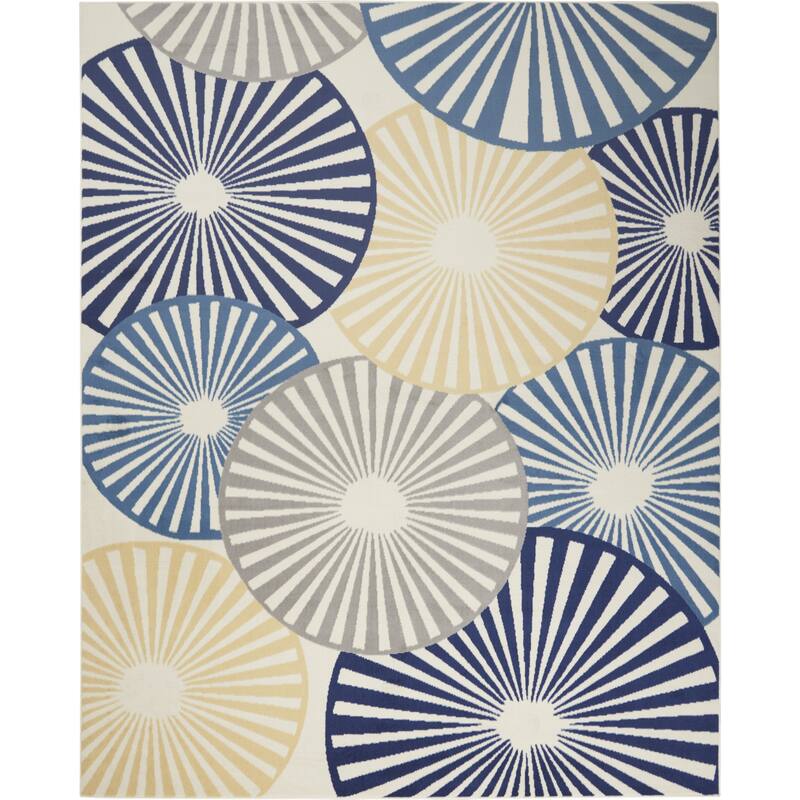 Mafuq Power Loomed Geometric Modern Area Rug By HomeRoots - 120' X '84' X '0.5