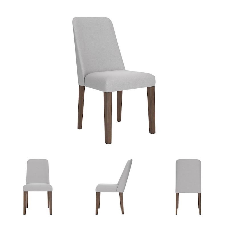 Signature Design by Ashley Lyncott Gray/Brown Dining Upholstered Side Chair (Set of 2) - 18"W x 24"D x 36"H